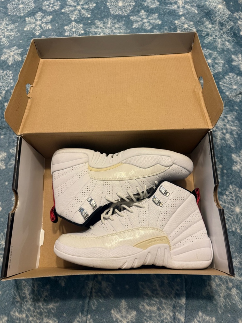 Kids White Jordan’s